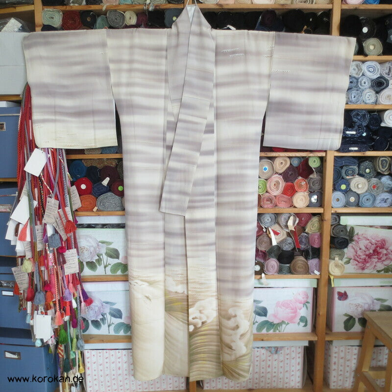 Homongi Kimono, Wellen, Sand, Nebel