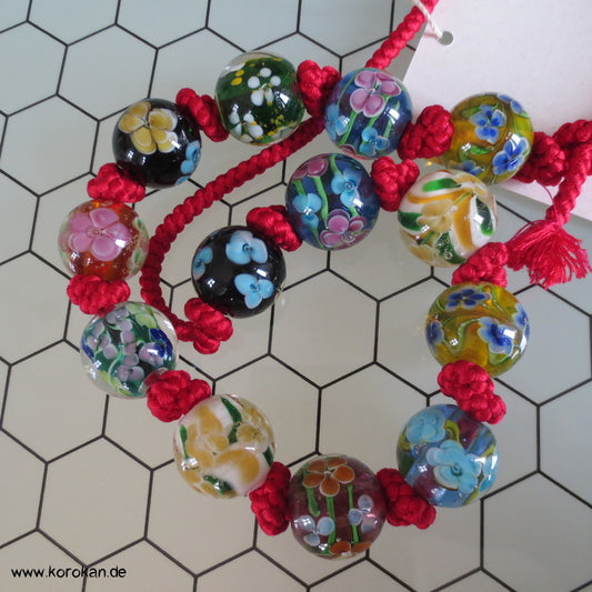 japanische Obidome Glasperlen - oder als Kette