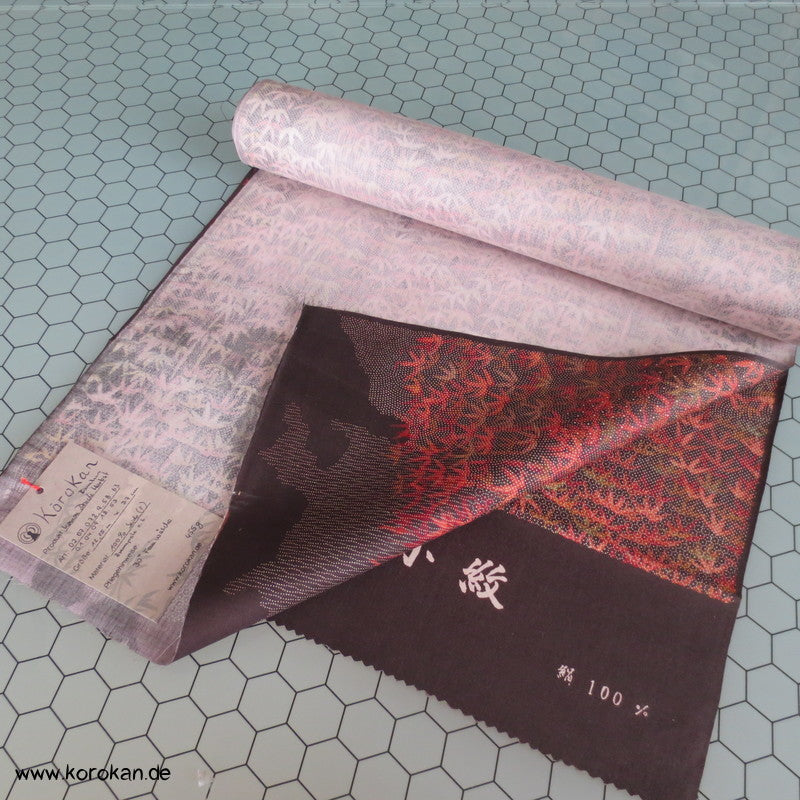 Herbstmuster, Bambus Kimono Seide