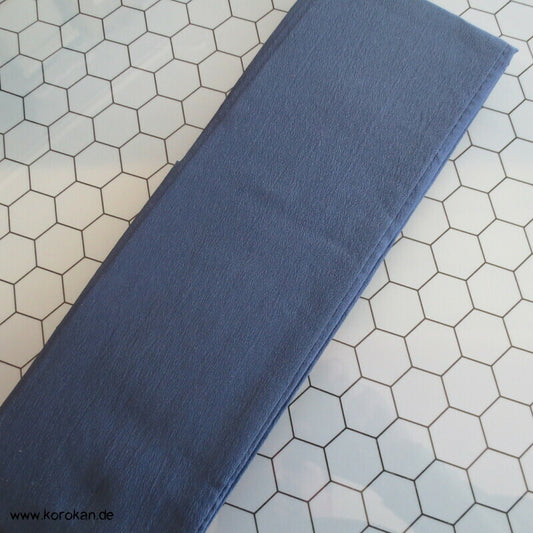 schwarzblauer Datejime / Himo Kimonobindeband mit Mittelverstärkung