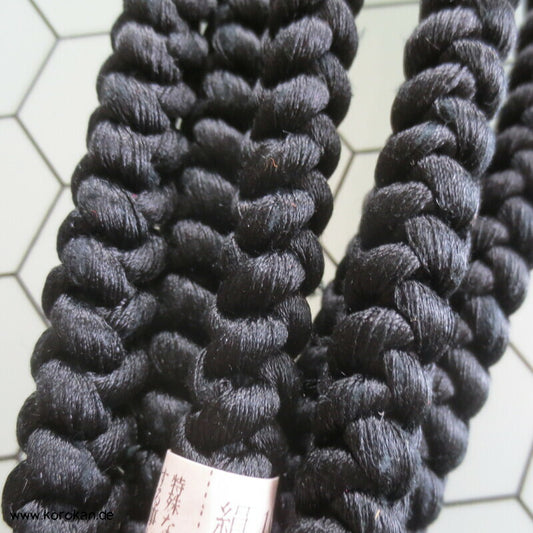 Obijime Kordel schwarze Seide