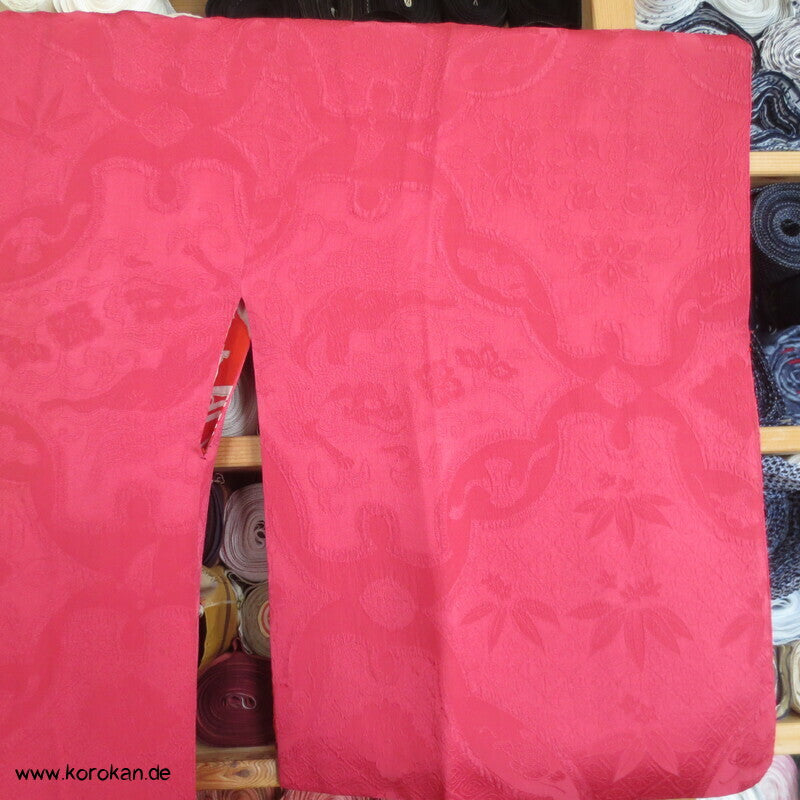 japanische pinke Matelassé Seide Michiyuki Kimono Jacke