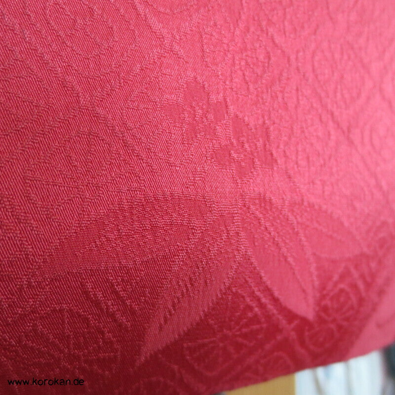 japanische pinke Matelassé Seide Michiyuki Kimono Jacke