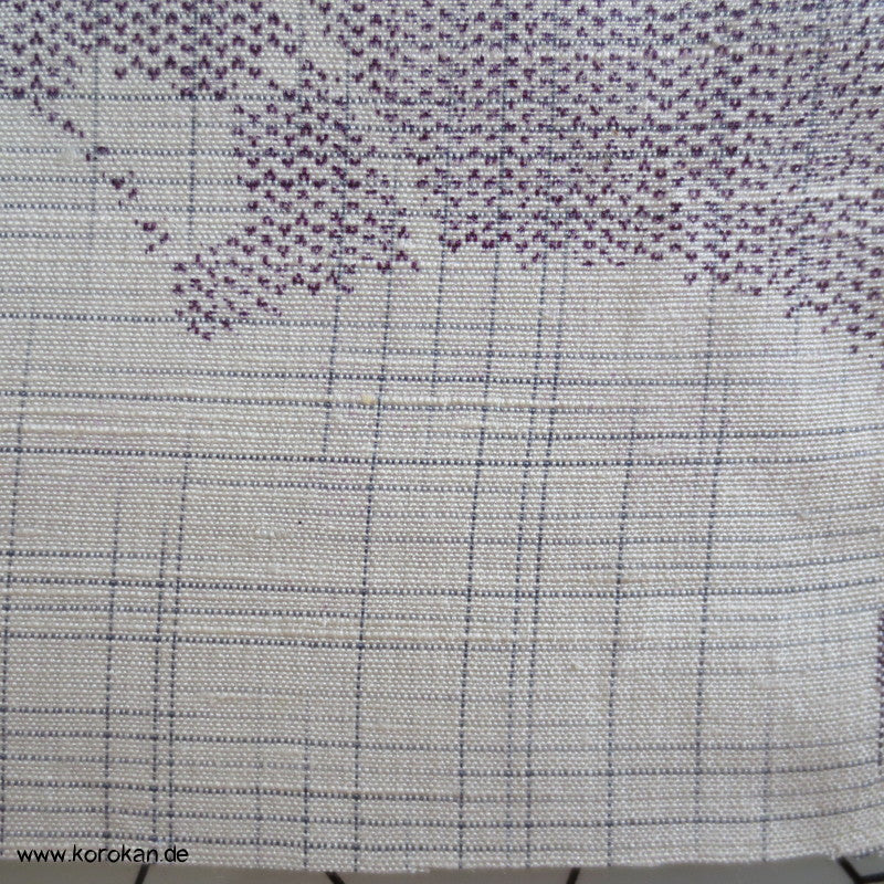 Genji Wheel - Wasserrad Kasuri Tsumugi Kimono Seide