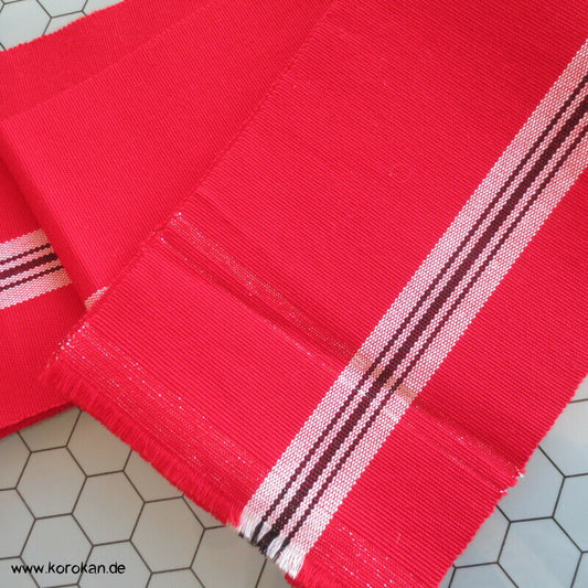 japanischer Hanhaba Obi Kimonogürtel, Rips mit Streifen