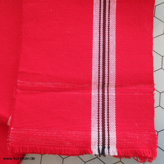 japanischer Hanhaba Obi Kimonogürtel, Rips mit Streifen