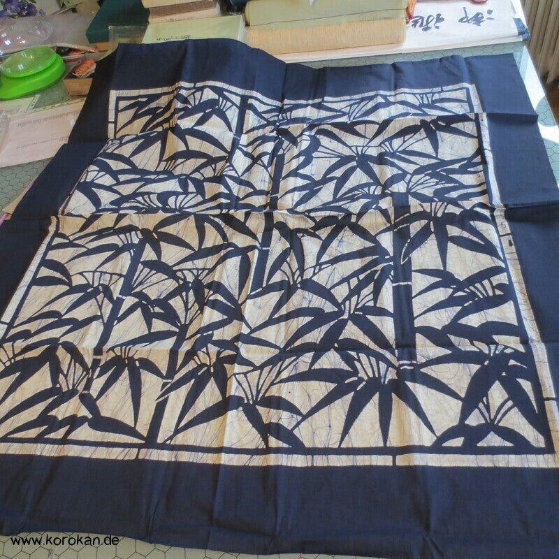 Matsuzakaya Bambus Furoshiki, Vintage unbenutzt,