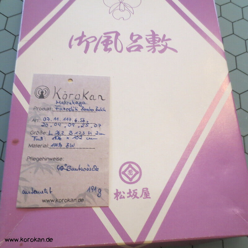 Matsuzakaya Bambus Furoshiki, Vintage unbenutzt,