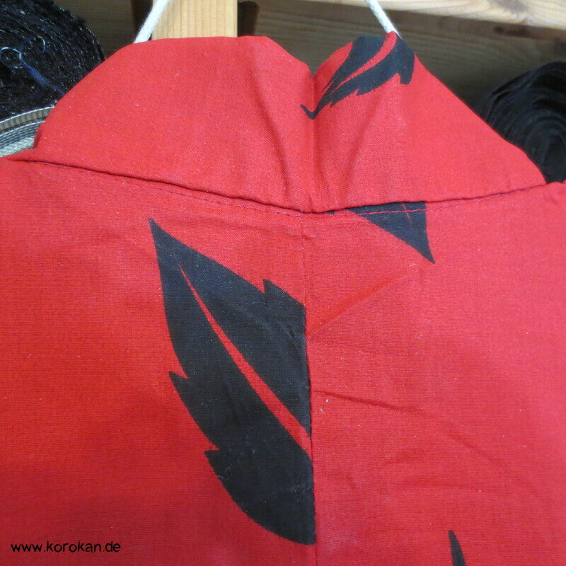 neuer Yukata, reine Baumwolle, Kiku auf rot