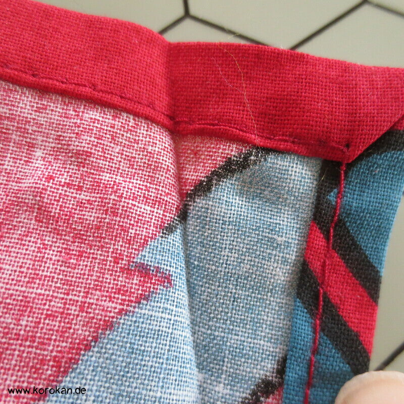 neuer Yukata, reine Baumwolle, Kiku auf rot