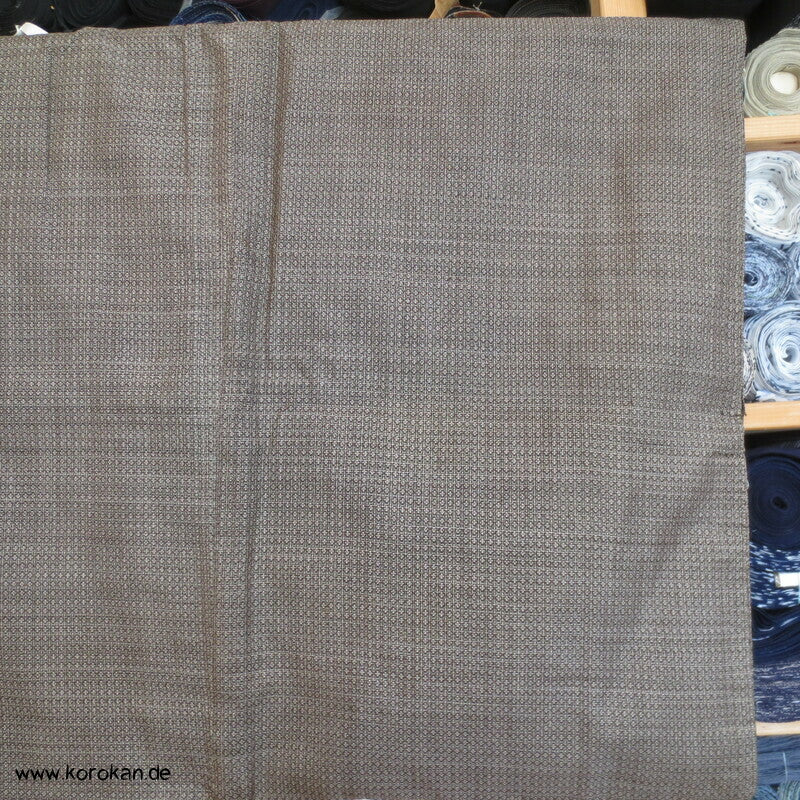 "7" beige braune Kasuri Tsumugi Haori, Druckfutter