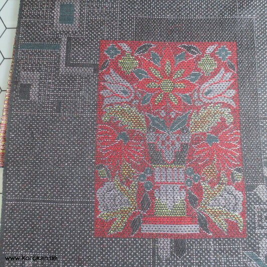 Mischgewebe Reststoff eines aufgetrennten Kimono geometrisch