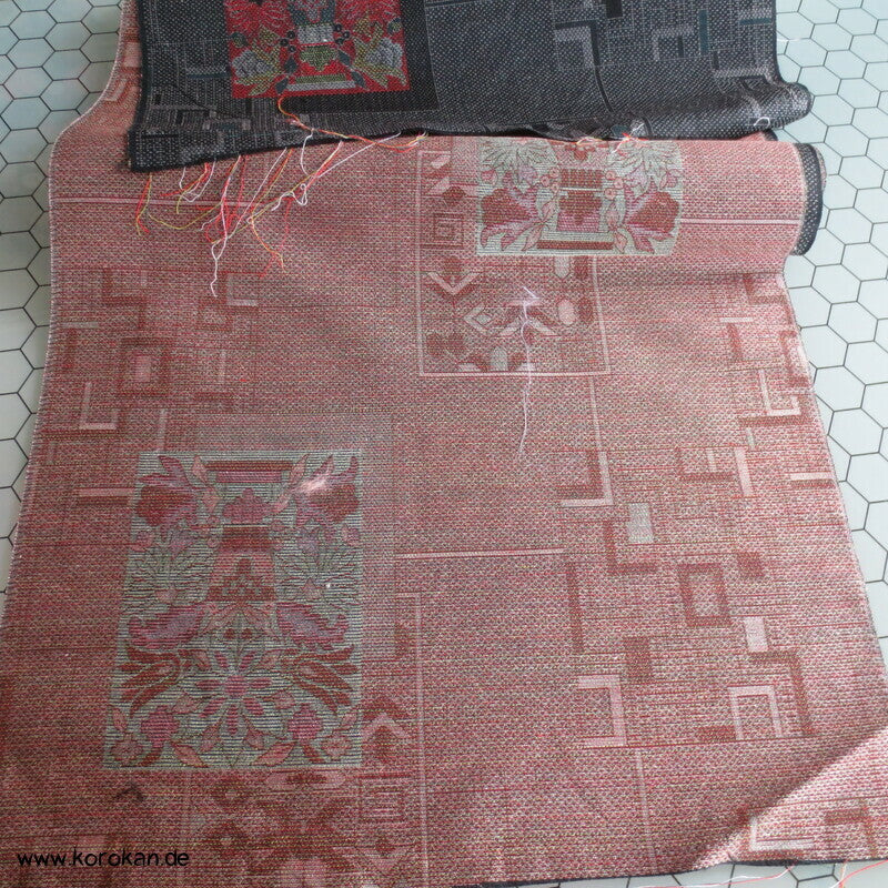 Mischgewebe Reststoff eines aufgetrennten Kimono geometrisch
