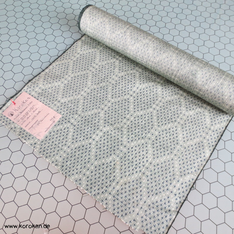 Kikko - Druck Teilkasuri Tsumugi Kimono Seide