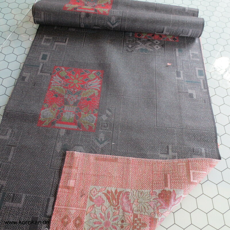 Mischgewebe Reststoff eines aufgetrennten Kimono geometrisch