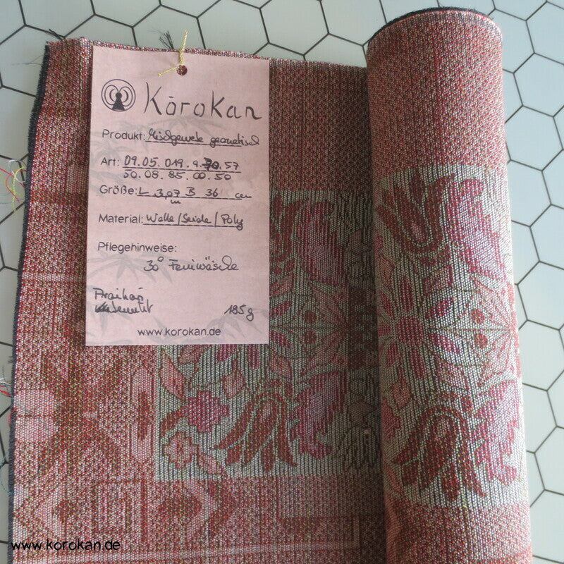 Mischgewebe Reststoff eines aufgetrennten Kimono geometrisch