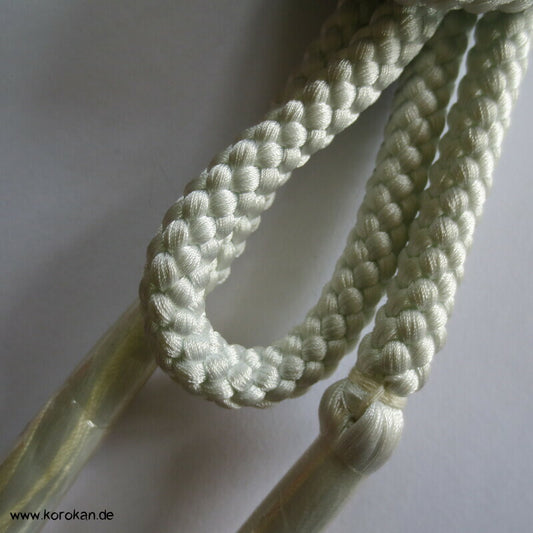 quarzweiss Kordel Obijime, Seide