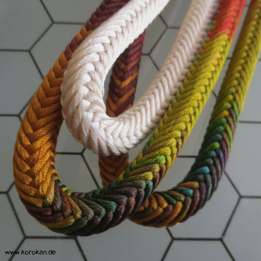 Herbst Farbverlauf Kordel Obijime, Seide