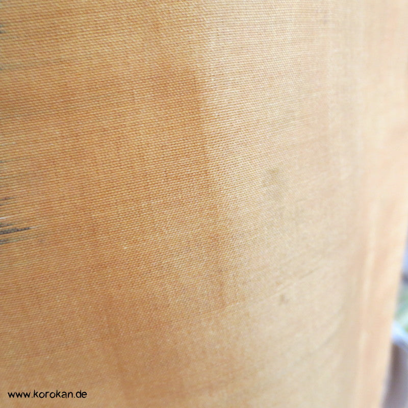 Sakurablüten auf goldgelb Hitoe Meisen Seiden Komon Kimono