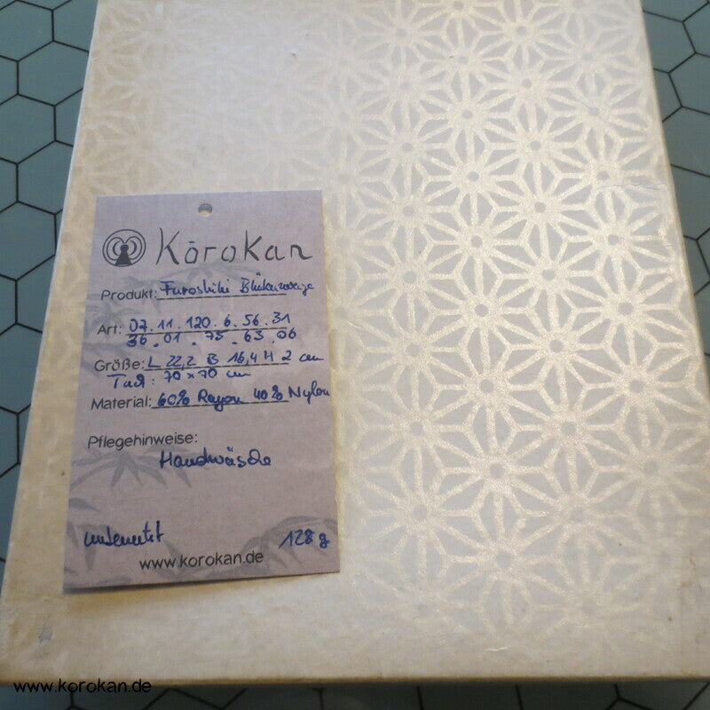 Blütenzweige Furoshiki, Vintage unbenutzt,