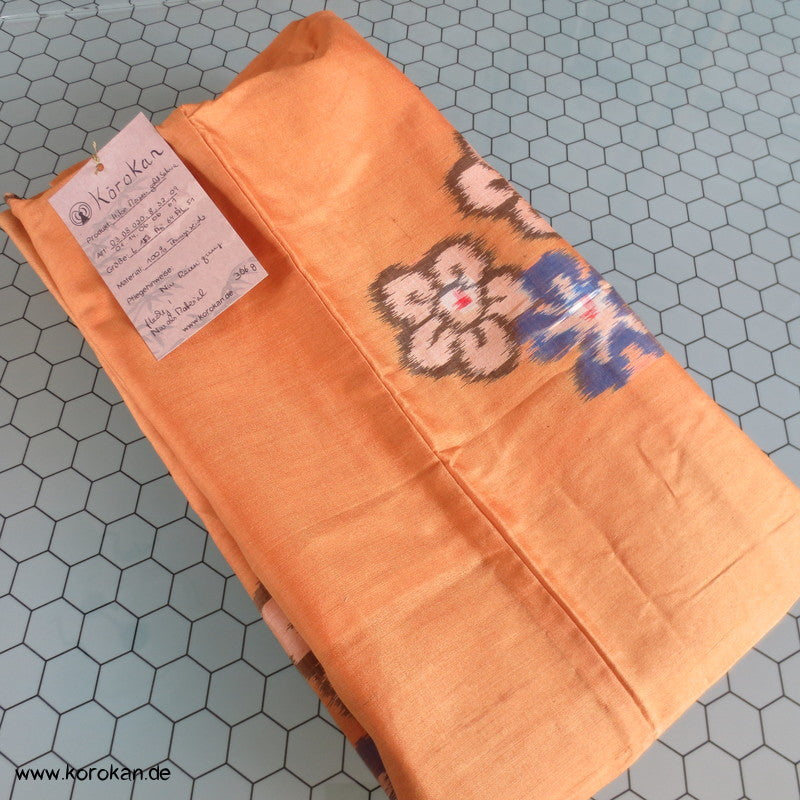 Sakurablüten auf goldgelb Hitoe Meisen Seiden Komon Kimono