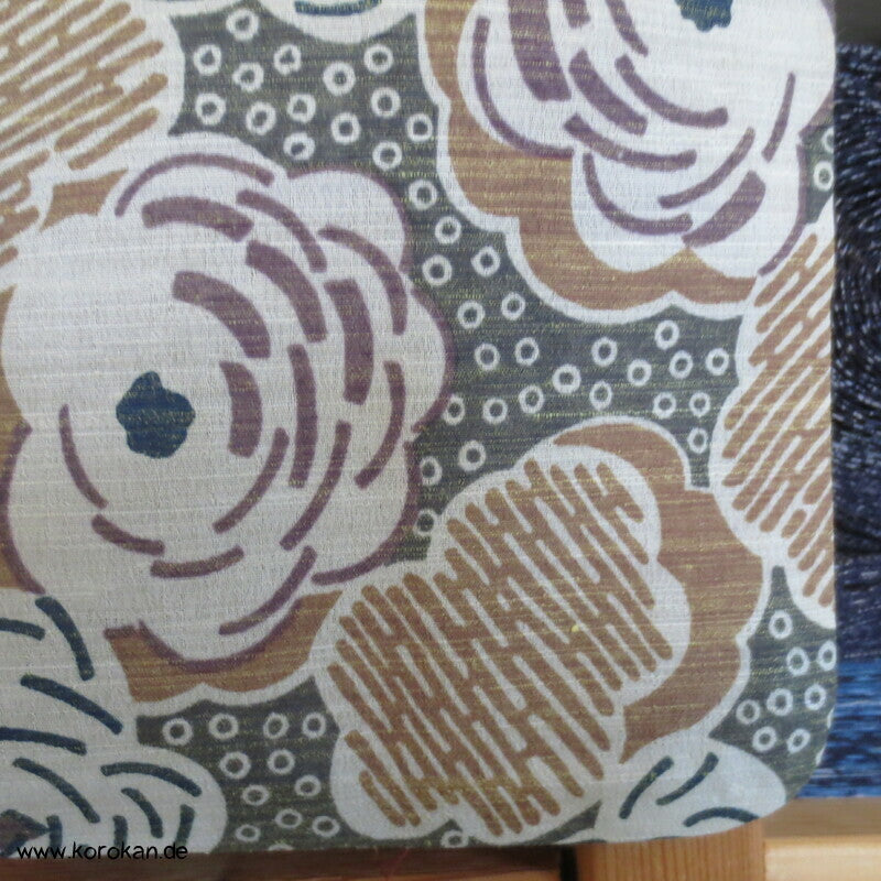 Blüten Hitoe Kimono, zarter feiner Krepp