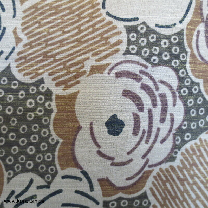 Blüten Hitoe Kimono, zarter feiner Krepp