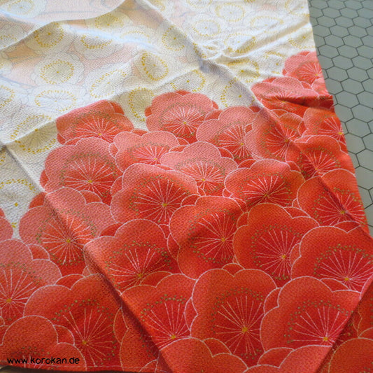 Takashimaya Ume Furoshiki, Vintage unbenutzt,