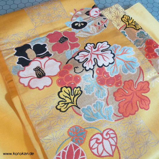 Vier Jahreszeiten Rondelle Fukuro Obi