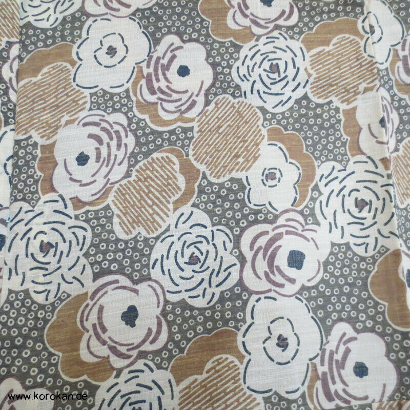 Blüten Hitoe Kimono, zarter feiner Krepp