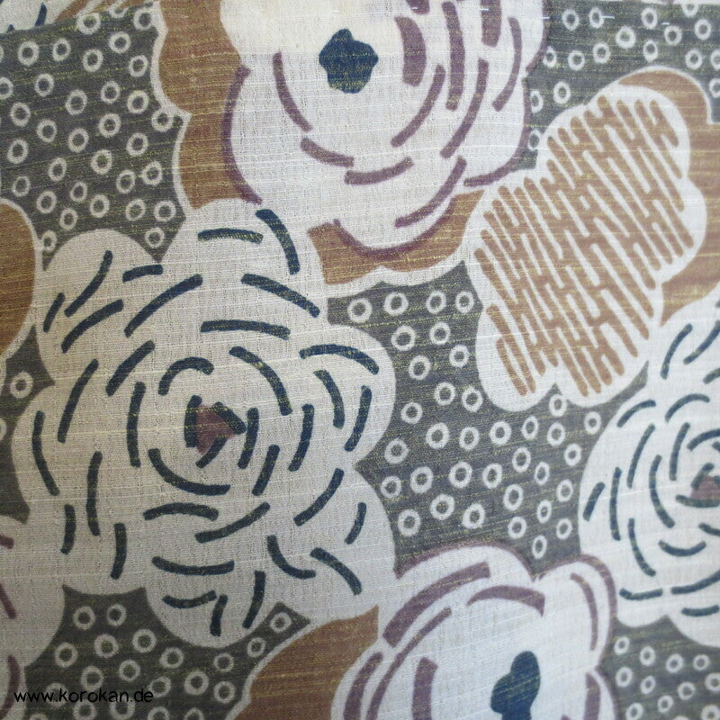 Blüten Hitoe Kimono, zarter feiner Krepp