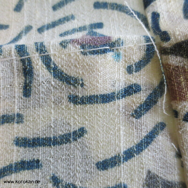 Blüten Hitoe Kimono, zarter feiner Krepp