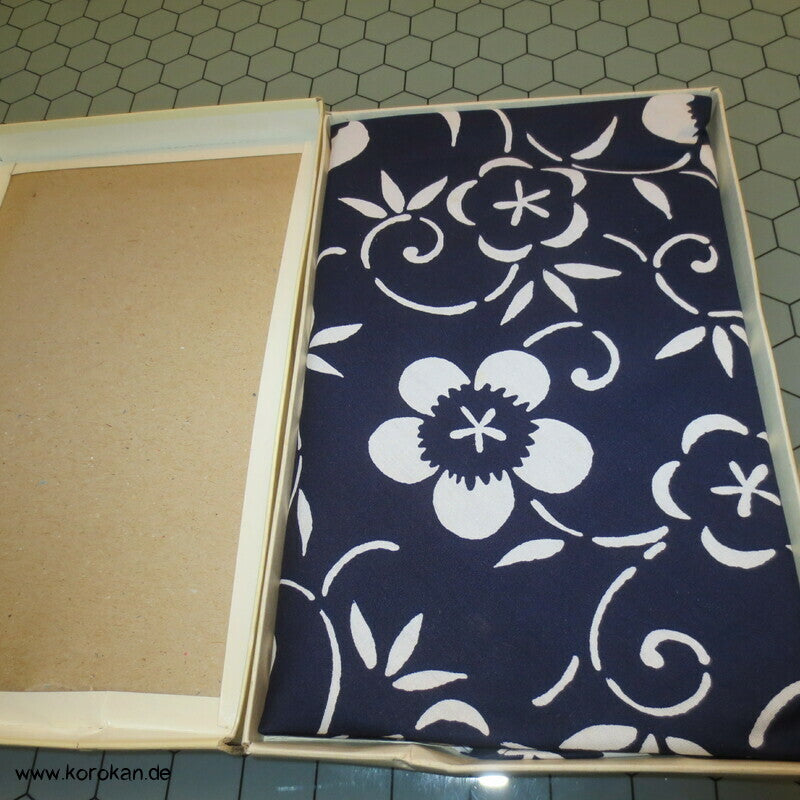 Sogo Ume Blüten Baumwoll Furoshiki, Vintage unbenutzt