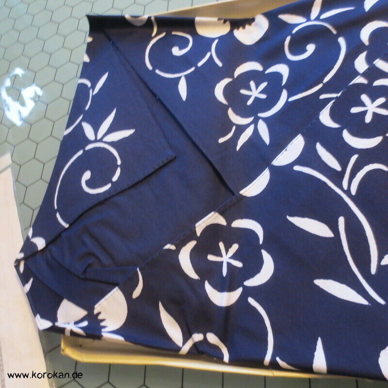 Sogo Ume Blüten Baumwoll Furoshiki, Vintage unbenutzt