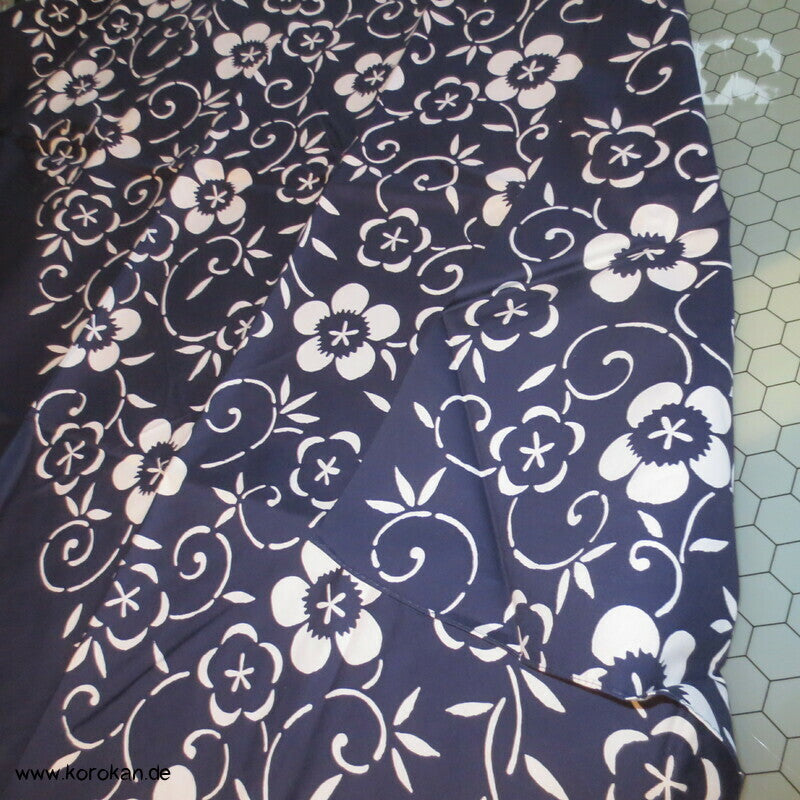 Sogo Ume Blüten Baumwoll Furoshiki, Vintage unbenutzt