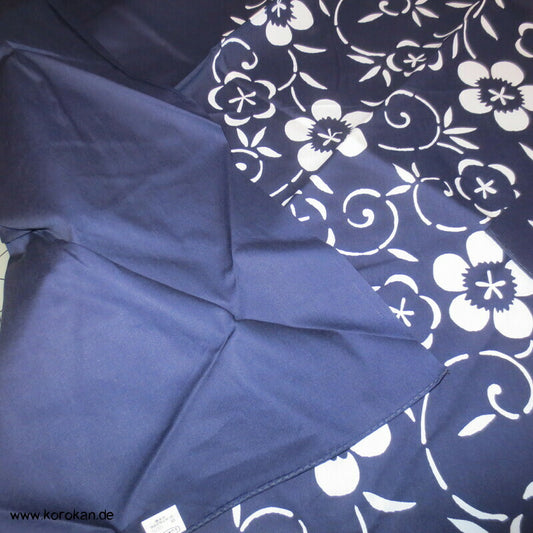 Sogo Ume Blüten Baumwoll Furoshiki, Vintage unbenutzt
