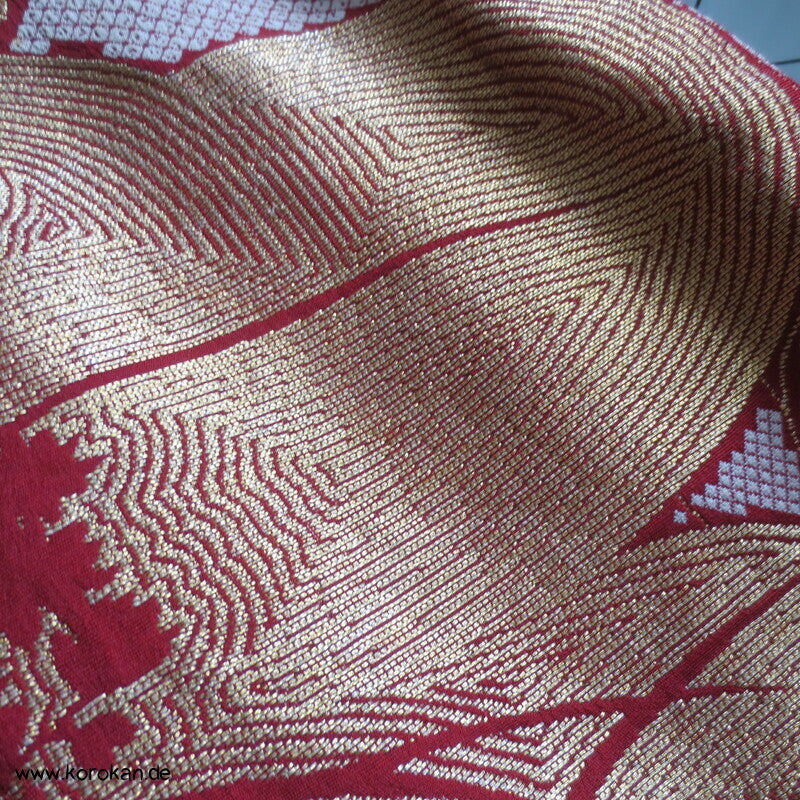 teilaufgetrennter Homongi, Lurex Kiku Jacquard, Nähprojekt