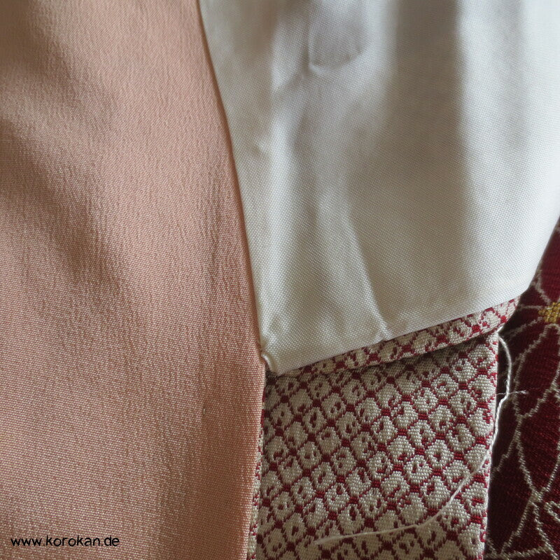 teilaufgetrennter Homongi, Lurex Kiku Jacquard, Nähprojekt