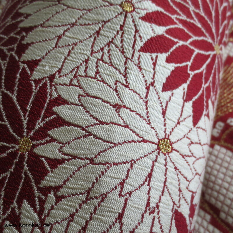 teilaufgetrennter Homongi, Lurex Kiku Jacquard, Nähprojekt