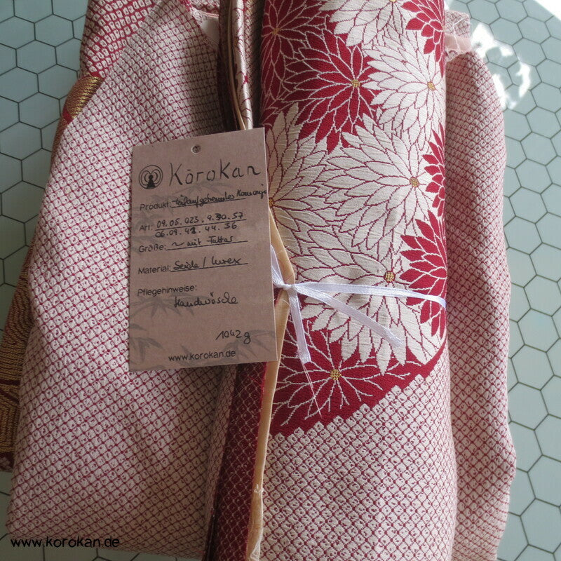 teilaufgetrennter Homongi, Lurex Kiku Jacquard, Nähprojekt