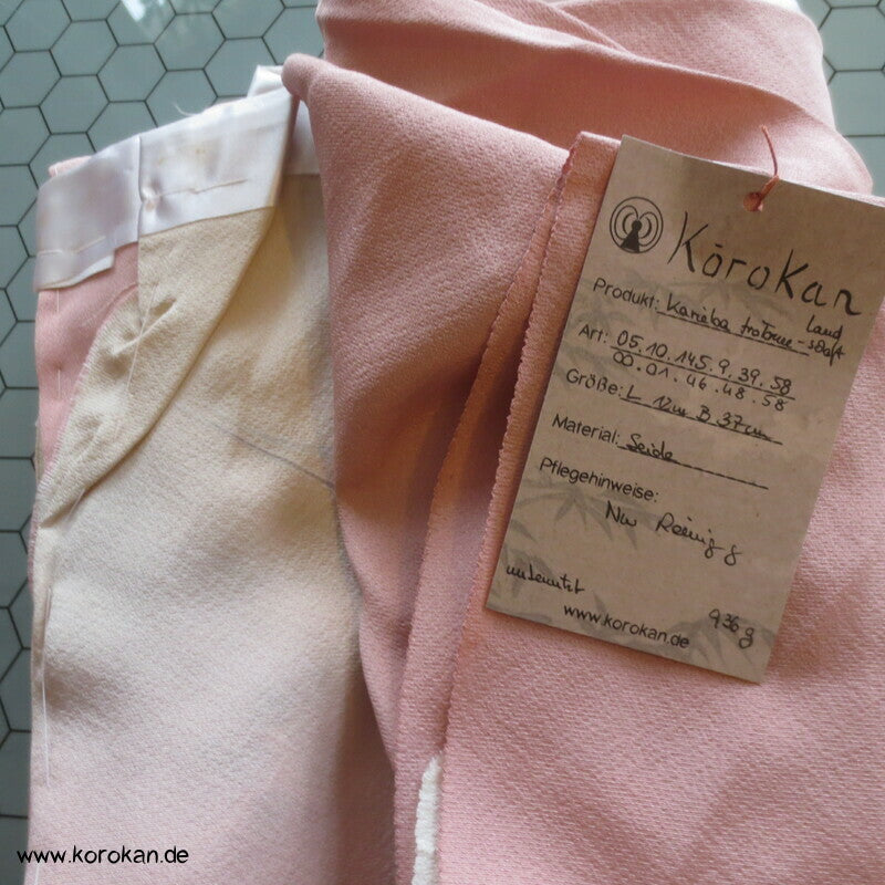 Pastell Landschaft Irotomesode Kimono Seidencrepe Karieba