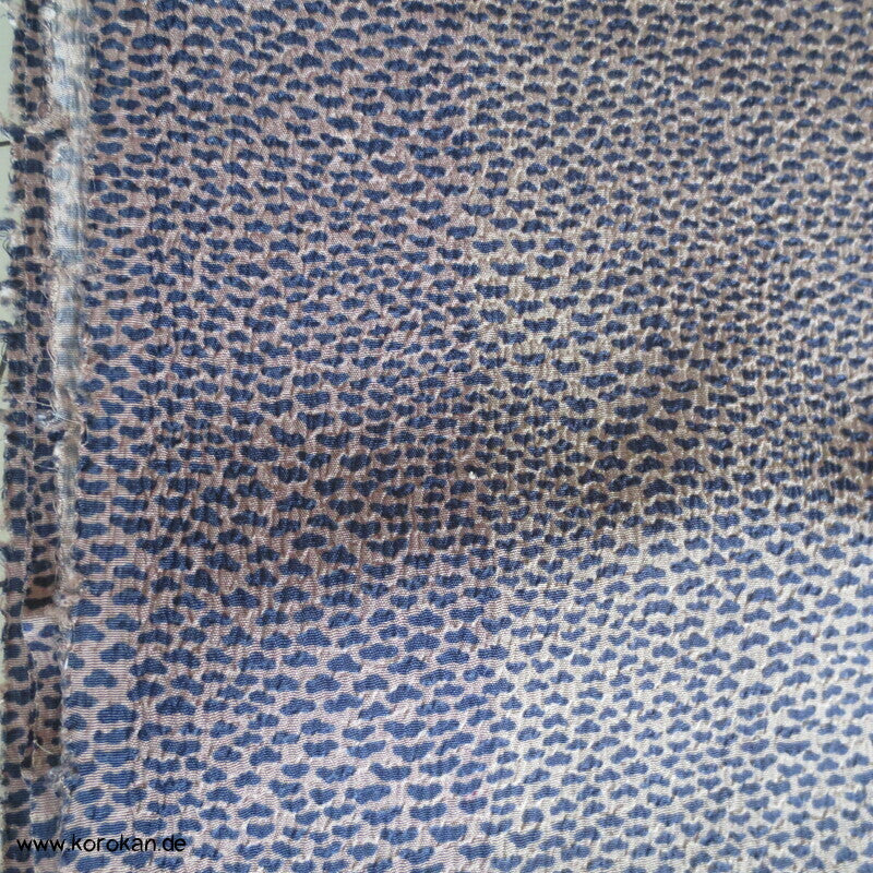 Araihari stark kreppige Haori Kimono Seidenreste, fein gepunktet