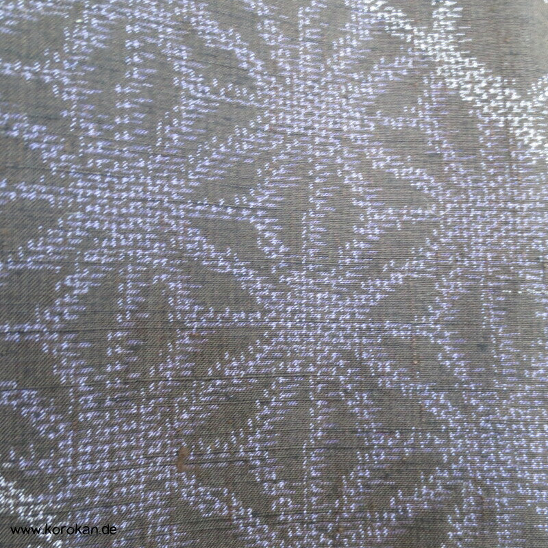 Kiribame Muster Hitoe Tsumugi Kimono