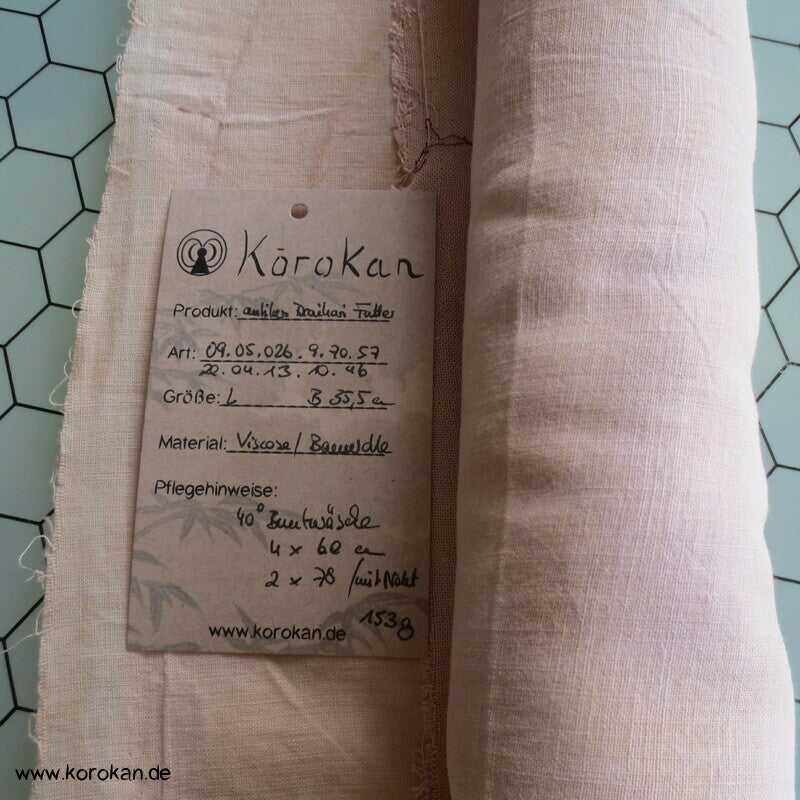 Araihari Kimono Futter Stoff antik Rest