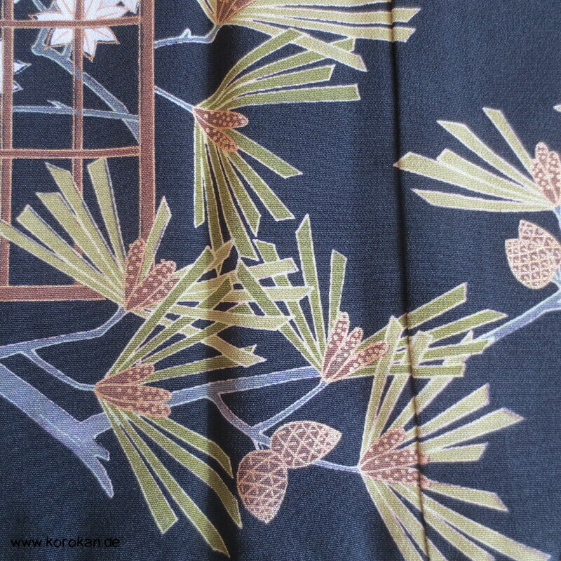 Im Wind hängender Kimono Tomesode