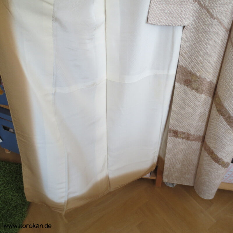 Full Shibori zarte Blütenbänder Homongi Seiden Kimono