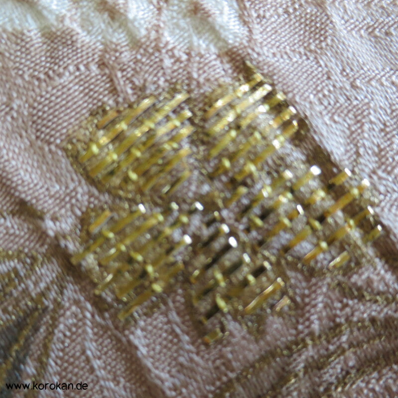 Full Shibori zarte Blütenbänder Homongi Seiden Kimono