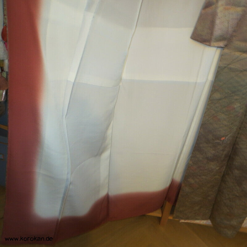 gewebtes Shippo Homongi Kimono, Bokashi Farbverlauf, Stickerei