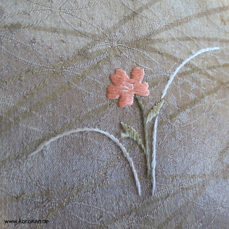 gewebtes Shippo Homongi Kimono, Bokashi Farbverlauf, Stickerei