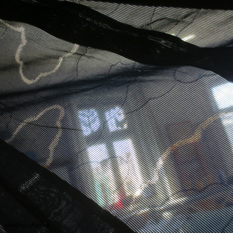 mustergewebte Wolken Rho Hitoe Kimono